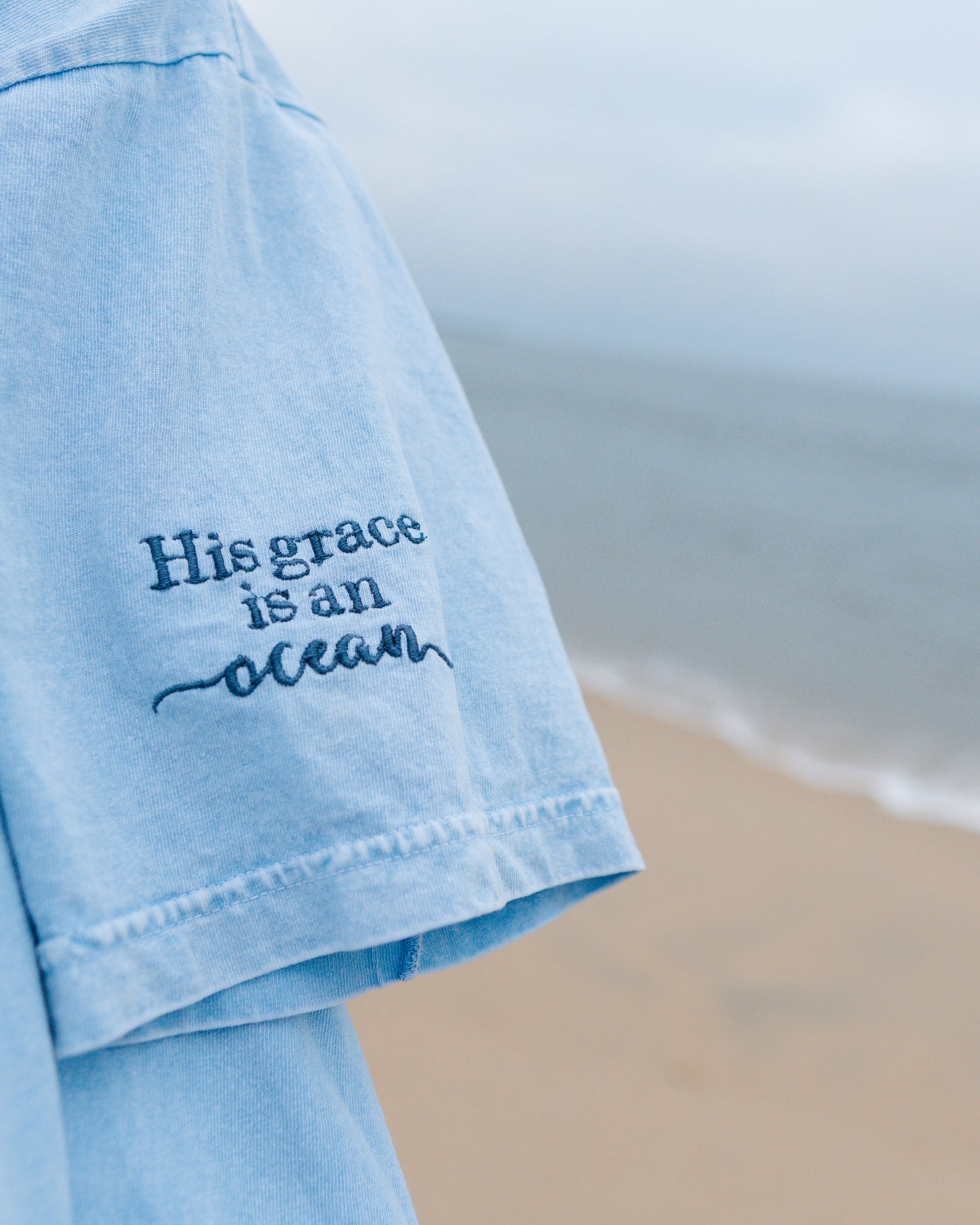 ‘Grace’ Embroidered Vintage tee