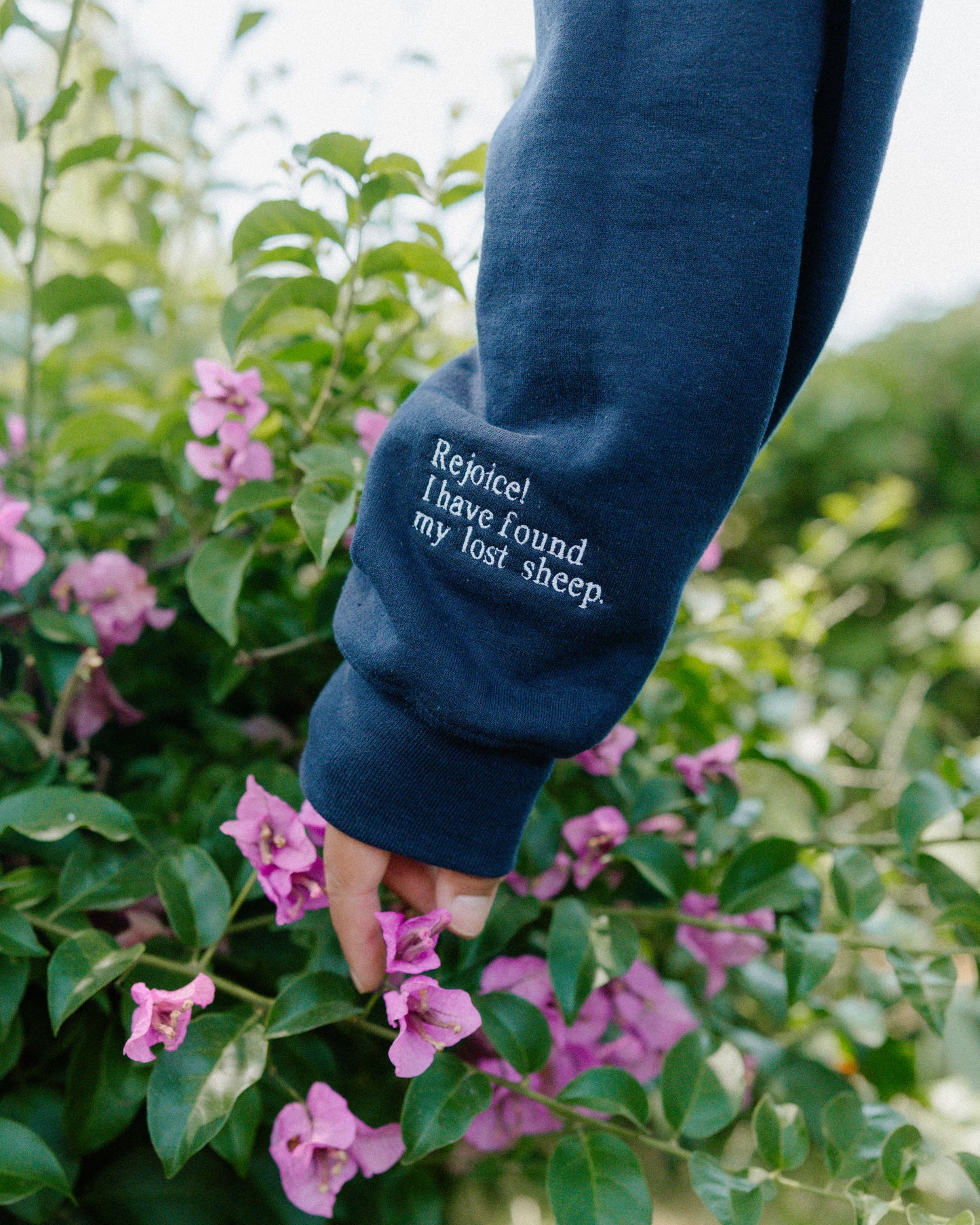 ‘Found’ Embroidered Crewneck