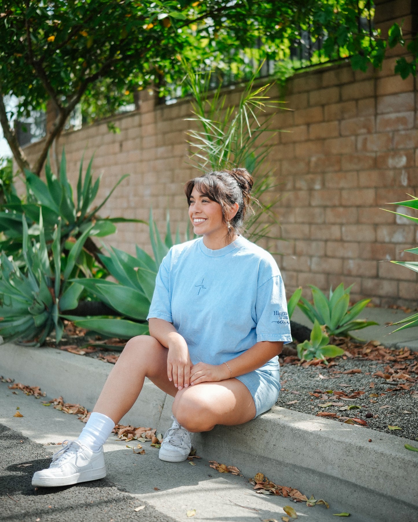 ‘Grace’ Embroidered Vintage tee
