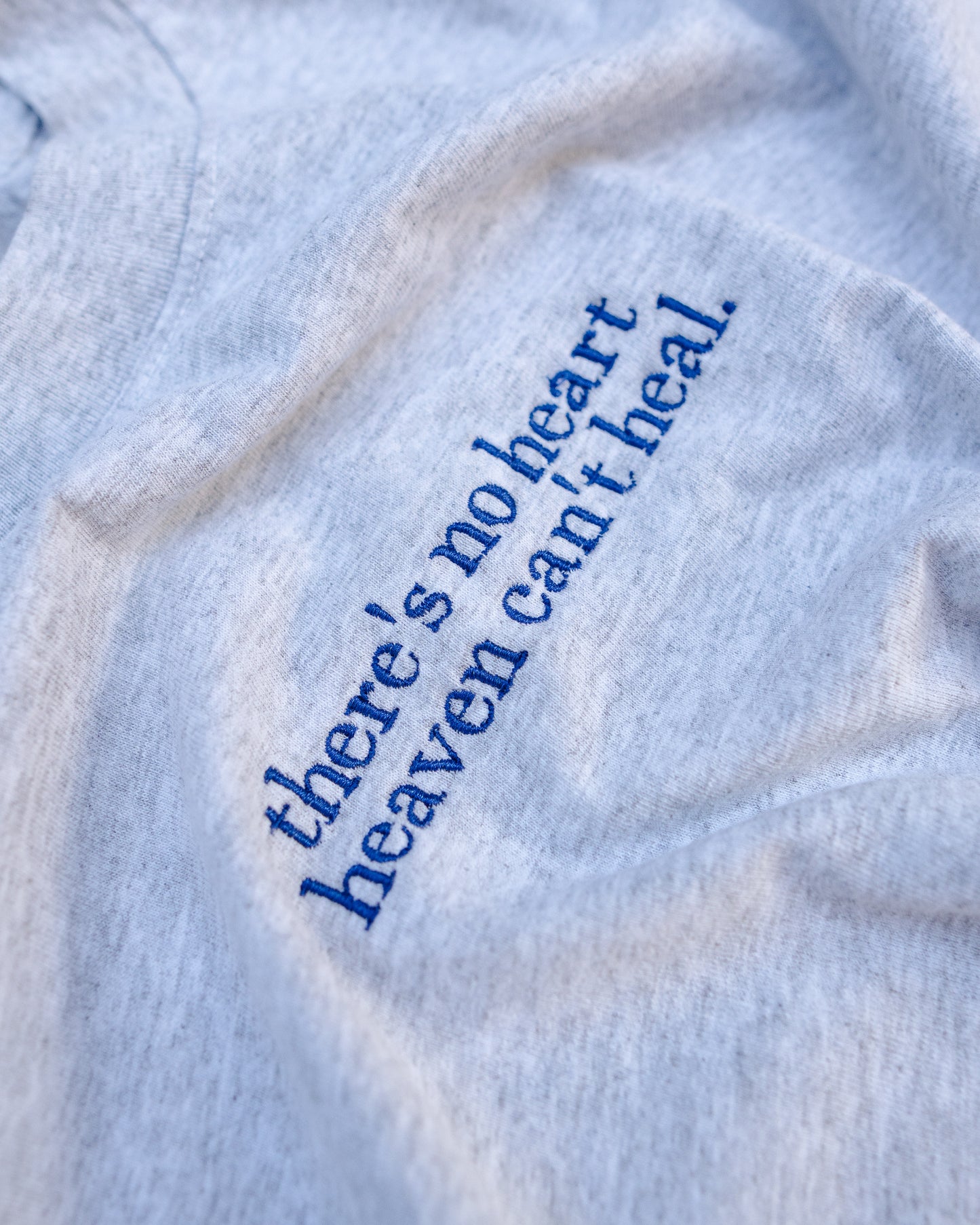 'Heaven Heals' Embroidered Tee
